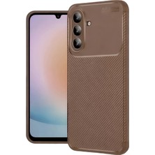 Decostyle Newface Samsung Galaxy A57 5g Auto Focus Karbon Kapak - Kahverengi