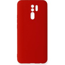 Decostyle Newface Xiaomi Redmi 9 Kılıf Nano Içi Kadife Silikon - Kırmızı