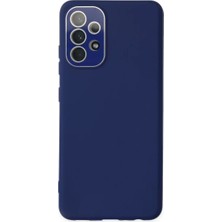 Decostyle Newface Samsung Galaxy A33 5g Kılıf Lansman Glass Kapak - Sky Blue