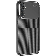 Decostyle Newface Samsung Galaxy S25 Kılıf Auto Focus Karbon Kapak - Siyah