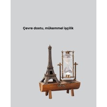 TeknoKapsül Ev, Ofis ve Kafeler Için Retro Ahşap Kum Saati Dekorasyonu