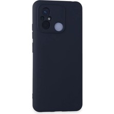 Decostyle Newface Xiaomi Redmi 12C Kılıf Nano Içi Kadife Silikon - Lacivert