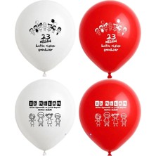 İstoç Parti 23 Nisan Baskılı Balon 50 Adet