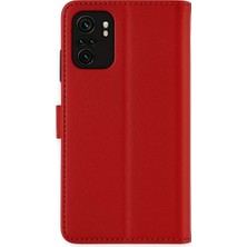 Decostyle Newface Xiaomi Mi Note 10 Trend S Plus Kapaklı Kılıf - Kırmızı