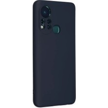 Decostyle Newface Infinix Hot 11S Kılıf Nano Içi Kadife Silikon - Lacivert