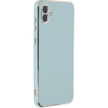 Decostyle Newface Samsung Galaxy A04 Kılıf Volet Silikon - Açık Yeşil