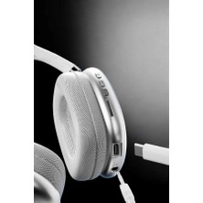 Twin Store P9 Air Kablosuz 5.0 Mikrofonlu Bluetooth Kulaklık Beyaz Yüksek Ses Kaliteli