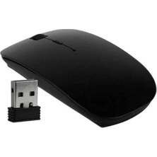 Twin Store Siyah Wireless Kablosuz Sessiz Mouse Bluetooth Bağlantılı