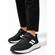 Slipcat Çocuk Nefes Alabilir Fileli Cırt Bantlı Bağcıklı Hafif Taban Günlük Rahat Çocuk Spor Ayakkabı Snekaker