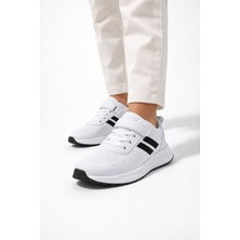 Slipcat Çocuk Nefes Alabilir Fileli Cırt Bantlı Bağcıklı Hafif Taban Günlük Rahat Çocuk Spor Ayakkabı Snekaker