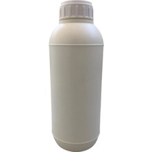 eBarakat 50 Adet- 1 Litre Kilitli Kapak Plastik Sıvı Beyaz Şişe
