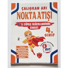 Çalışkan Arı Yayınları Nokta Atışı - 6'lı Süreç Değerlendirme Sınavı - 4. Sınıf 6 Deneme Sınavı