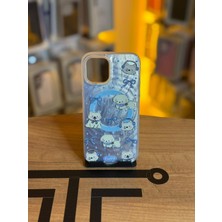 Avcı Teknoloji Market iPhone 12 / 12 Pro Uyumlu Renkli Illüstrasyon Özel Tasarım Silikon Kılıf