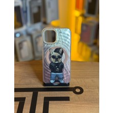 Avcı Teknoloji Market iPhone 12 / 12 Pro Uyumlu Renkli Illüstrasyon Özel Tasarım Silikon Kılıf