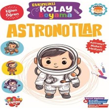 Elma Shop Etkinlikli Kolay Boyama -Astronotlar