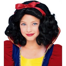 Twin Store Pamuk Prenses Peruğu Kırmızı Fiyonklu