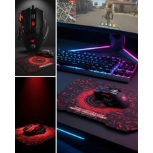 Twin Store Ergonomik Mouse Mousepad 3 Dpi Ayarlı LED Işıklı Tasarım