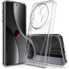 HANPORIUM Xiaomi 17 Ultra Uyumlu Silikon Kılıf - Pastel Renk Tonu Kamera Korumalı Esnek Kapak - Şeffaf