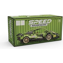 Twin Store 9055-1 Bri̇cks Speed Yeşi̇l Mi̇ni̇ -Ekn