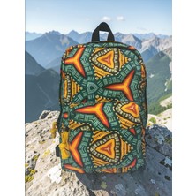 Old Cotton Cargo Kaliteli Mini Vintage Salaş Disayn Günlük Sırt Gezi Çantası 21 cm x 34 cm