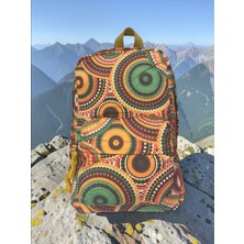 Old Cotton Cargo Kaliteli Mini Vintage Salaş Disayn Günlük Sırt Gezi Çantası 21 cm x 34 cm