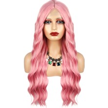 Elma Shop Pembe Daalı Tül Peruk