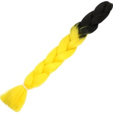 Elma Shop Afrika Örgülük Sen Ombreli 100 Gr. / Siyah / Sarı