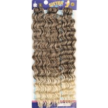 Elma Shop Afro Daası / Küllü Kahve / Platin Ombreli 8/613