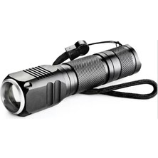 Uravas Store F-82 T6 LED Zoomlu 2000 Lm Yüksek Işık Şarjlı El Feneri
