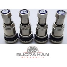 Michelin 4'lü Paslanmaz Çelik Sibop Seti Kolay Montaj Ve Araç Uyumlu Tasarım