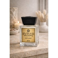 Evinya Soft Lınen 200 ml Reed Diffuser | Temiz, Hafif ve Ferah Koku