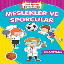 Elma Shop Okul Öncesi Boya-Öğren - Meslekler ve Sporcular - Çıkartmalı
