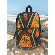 Old Cotton Cargo Kaliteli Mini Vintage Salaş Disayn Günlük Sırt Gezi Çantası 21 cm x 34 cm