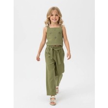 Zekids Kız Çocuk Tasarım Pantolon