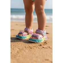 Marco Kids 207 Hafif Kız Çocuk Işıklı Rahat Sandalet