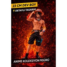 “anime One Piece Luffy Figürü 24 cm Büyük Boy Detaylı Koleksiyon Modeli”