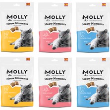 Molly Meow Moments 3 Çeşit Karma Kedi Ödül Maması 60 Gr. x 6 Adet