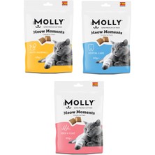 Molly Meow Moments 3 Çeşit Karma Kedi Ödül Maması 60 Gr. x 3 Adet