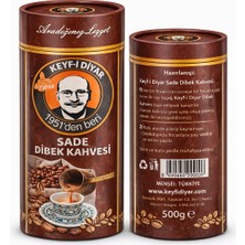 Keyf-I Diyar Kakuleli Sade Dibek Kahvesi - Şekersiz Ama Doğal Tatlı ve Yumuşak Içim