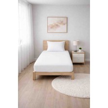 Seralay Home Beyaz Lastıklı Carsaf Takımı