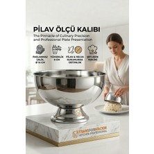 Transformacion Profesyonel 14 cm Çapında Pilav Kalıbı - Helva Kalıbı 304 Paslanmaz Çelik 723025