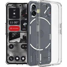 HANPORIUM Nothing Phone 2 Uyumlu Silikon Kılıf - Pastel Renk Tonu Kamera Korumalı Esnek Kapak - Şeffaf