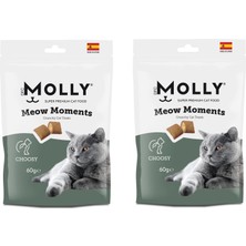 Molly Meow Moments Choosy Seçici Kediler Için Ödül Maması 60 Gr. x 2 Adet