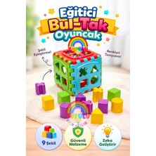 Yupulu Bultak Bebek Puzzle 15 Parça Bul Tak Çocuk Zeka Gelişim Seti Oyuncağı Çok Renkli Hediye Paketi