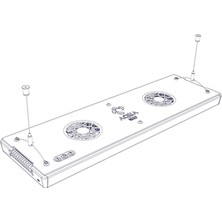 Aqua Reef Aquareef Pro5 Max Krom Tavan Askı Kiti