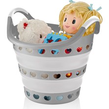 Mons Katlanır Çamaşır Seti Qlux Katlanır Oyuncak Sepeti L-00803 Ev Karavan Bpa Içermez