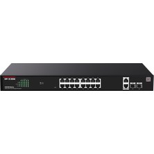 Ip-Com G2220P-16-250W 16 Port GIGABIT+2XRJ45/SFP Uplınk 230W Poe Cloud Yönetilebilir Rackmount Swıtc