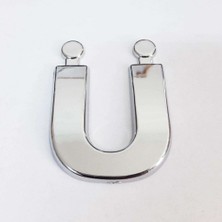 Esranın Dünyası Ü Harfi Villa Tipi Krom Yapışkanlı 9 cm Harf