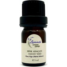 Lavande Lavanta Çiftliği Misk Adaçayı Uçucu Yağı (Clary Sage) 5 ml (2025 Üretimi)