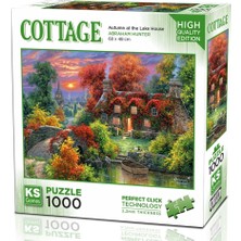 Kitabevimden Ks Games Puzzle 1000 Parça Autumn At The Lake House 20672